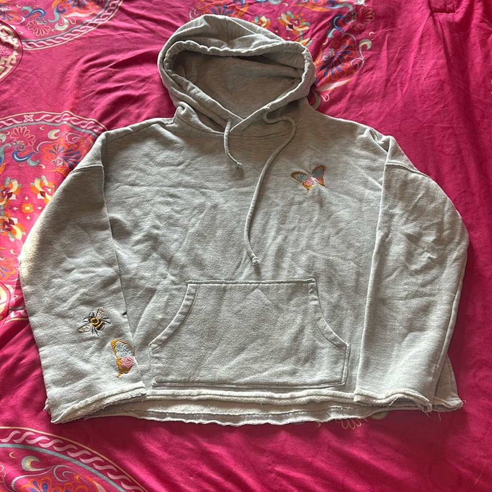 Betsey Johnson Cropped Hoodie